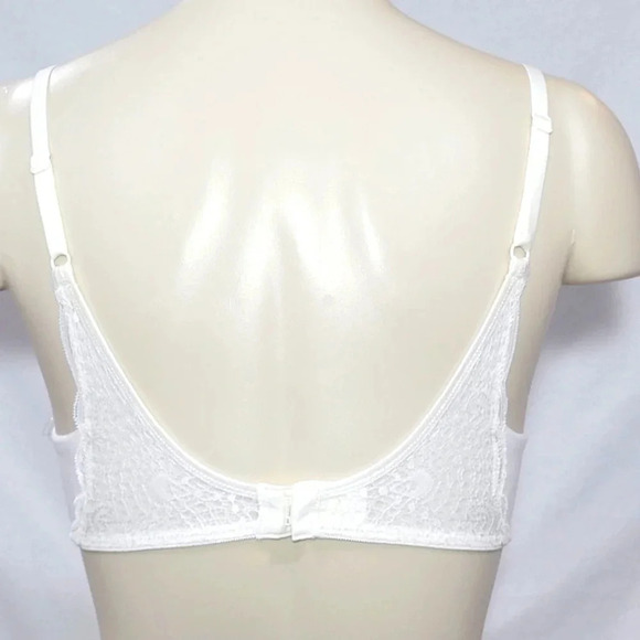 32B Maidenform‎ Lacy Demi Coverage Push-Up UW Bra Ivory NWT - Picture 4 of 7